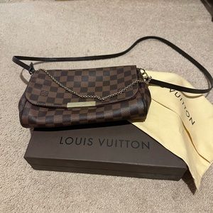 LV favorite MM Damier crossbody bag
